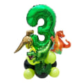 Pikkukuva 5 / 10: Dinosaurusteema Ilmapallot Sarjakuva Dragon Column 7 7 7