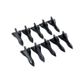 Miniatyrbillede 5 af 10: 10 stk Mini spoiler bil hale dekoration B B B