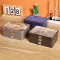Miniatyrbillede 6 af 8: Blikboks Desktop-opbevaringsboks C C C