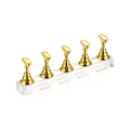 Miniatyrbild 1 av 10: Nagellacksövningstips Nagelkonst Displayställ GULD gold