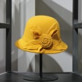 Miniatyrbilde 5 av 10: Ullfilthette Fisherman Cap ORANSJE orange