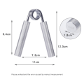 Miniatyrbillede 5 af 10: 100lbs-350lbs Fitness Heavy Grips Håndgreb 200LB