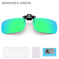 Miniatyrbillede 1 af 10: Clip-on solbriller Polariseret MIRRORED GREEN MIRRORED GREEN Mirrored Green