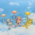 Miniatyrbillede 9 af 10: Frog Display Holder Krystalkugle Base C C C