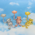 Miniatyrbillede 9 af 10: Frog Display Holder Krystalkugle Base E E E