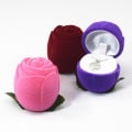 Pikkukuva 10 / 10: Rose Ring Box Kaulakoru Box PUNAINEN Red