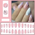 Miniatyrbild 5 av 5: False Nails Long Almond French