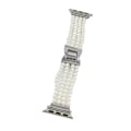 Miniatyrbilde 1 av 7: Perlestropp erstatning SØLV FOR 38/40MM FOR 38/40MM silver For 38/40mm-For 38/40mm