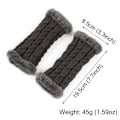 Miniatyrbillede 3 af 10: Fingerløse Handsker Varme Handsker SORT SORT Black