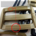 Miniatyrbilde 10 av 10: 2stk Tri Glide Slider Ladder Lock Spenner ARMY GREEN 5,0MM Army Green 5.0mm