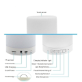 Miniatyrbillede 3 af 6: LED Bluetooth-højttaler Berøringsnatlys