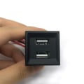 Miniatyrbild 6 av 8: USB Biloplader Telefonoplader Bilhurtigoplader 1pcs