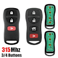 Miniatyrbillede 8 af 9: Fjernbetjening Bilnøgle Bil Fjernnøgle 3 KNAPPER 3 KNAPPER 3 Buttons