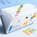 Miniatyrbillede 9 af 10: A4-filmappe Testpapiropbevaringsmappe 5 POCKETS-02 5 5 Pockets-02