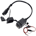 Miniatyrbillede 5 af 8: Motorcykel Adapter Oplader Motorcykel USB Power Socket Adapter