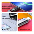 Miniatyrbilde 4 av 8: USB Type C til Lighting-konverter Telefonadapter SØLV Silver