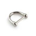 Miniatyrbilde 5 av 10: Solid karabinkrok D buestifter 9MMSHINY OVERFLATE BLANKENDE OVERFLATE 9mmShiny Surface