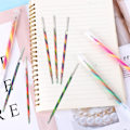 Miniatyrbillede 4 af 5: 6 STK Mejselspids Marker Pen Æstetisk Highlighter Marker Plast