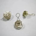 Miniatyrbillede 5 af 10: 50 STK Julekuglekatte Juletræspynt SØLV silver 50PCS-50PCS