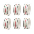 Miniatyrbillede 1 af 9: Diagonal sømbånd Syning Rippingstape 6STK 6STK 6pcs