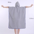 Miniatyrbilde 2 av 10: Hettekapper Håndkle Poncho LILLA purple