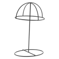 Miniatyrbillede 1 af 10: Hat Display Rack Cap Bracket SORT L black L