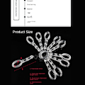 Miniatyrbillede 4 af 9: PE Pellet Bait Bands Oval agn loop Baitbands