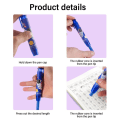 Miniatyrbillede 4 af 10: 2 Indstil pressende blyant viskelæder Mekanisk viskelæder LILLA REFILL Purple Refill
