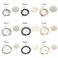 Miniatyrbilde 2 av 10: 5 stk Spring Polygon-Ring Spenner Karabiner Vesker Håndvesker GULL Gold 35.6mm