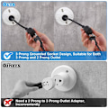 Miniatyrbilde 10 av 10: Light Socket Plug Adapter Extender Adapter Converter