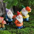 Miniatyrbild 7 av 10: 2st Mini Gnome Figurines Miniature Dwarfs Statue 3 3 3