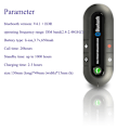 Miniatyrbillede 2 af 10: Håndfri bil Bluetooth Bluetooth højttaler SORT black