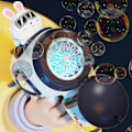 Pikkukuva 8 / 10: Bubble Gun Bubble Maker SININEN EI AKKUA EI AKKUA blue No Battery-No Battery