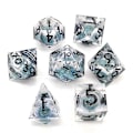 Miniatyrbillede 1 af 10: 7 STK harpiks Dragon Eye terninger Halloween Longan terninger 9 9 9