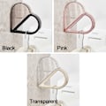 Miniatyrbillede 3 af 10: Badeværelse Bøjle Organizer Tøj Bøjle Rack TRANSPARENT transparent
