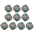 Miniatyrbilde 1 av 10: 10 stk Metallblomstknapper Rhinestone-knapp A A A