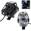 Miniatyrbillede 7 af 10: 2 STK LED Forlygte Motorcykel Køre Spotlight 2 STK 2 STK 2pcs