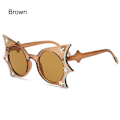Pikkukuva 1 / 10: Butterfly Aurinkolasit Bat Shape Aurinkolasit RUSKEA Brown