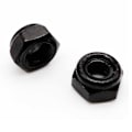Miniatyrbillede 7 af 10: 10 stk. Selvspændende M6 M6 Låsemøtrik SORT black M6-M6