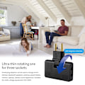 Pikkukuva 6 / 10: 3 in 1 Wireless Converter EU-sovitin MUSTA black