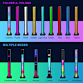 Miniatyrbilde 8 av 10: RGB Nattlampe Music Rhythm Light SORT 16LED MED APP 16LED Black 16Led with app-16Led with app