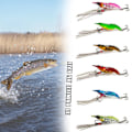 Pikkukuva 10 / 10: 2kpl katkaravun vieheet Minnow Fishing Lure RED 11G red 11g
