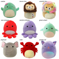 Miniatyrbilde 4 av 10: 20-25cm Squishmallow Pute Plysj Leke BLÅ SALAMANDER BLÅ