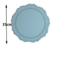 Miniatyrbilde 4 av 10: 1/2stk Bordpynt Matte Dekkeunderlag LYS BLÅ MIDDEL light blue medium