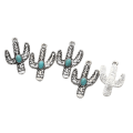 Pikkukuva 2 / 6: 30 kpl Cactus Charm Riipus turkoosi Helmet Dangle Charm Riipus