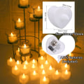 Miniatyrbillede 6 af 10: 24 stk LED stearinlys fyrfadslys FARVERIGE Colorful