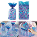 Miniatyrbillede 8 af 9: 50/100 STK Mermaid Tails Cookie slikposer 100 STK 100 STK 100PCS