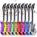 Miniatyrbild 4 av 10: 6 st uppblåsbar gitarr rockgitarrleksak RANDOM COLORB B Random ColorB
