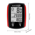 Miniatyrbillede 4 af 10: CNC Cykel Kilometertæller Cykel Speedometer SORT Black