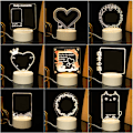 Miniatyrbillede 6 af 10: Led Message Board Akryl Note Board 3 3 3